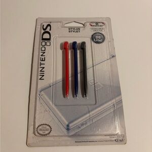 Nintendo DS Lite Stylus Trio - Red, Blue, Black
